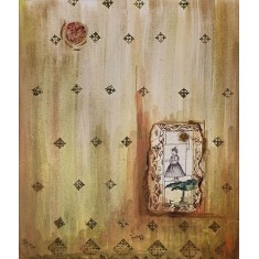 Naureen, 15 X 20, Mixed Media On Canvas, AC-NUS-002 Naureen, 15 X 20, Mixed Media On Canvas, AC-NUS-002